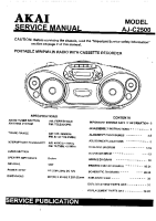 Akai AJC-2500-Service-Manual 